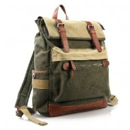 Vintage canvas backpack, laptop backpack