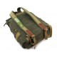 army green Vintage canvas backpack