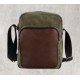 army green Retro messenger bag