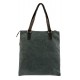 green Satchel handbag