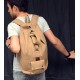 khaki Cotton canvas backpack