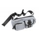 grey bicycle fanny pack