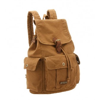 khaki Drawstring backpack