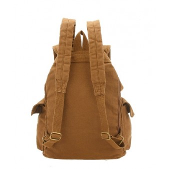 khaki backpack purse