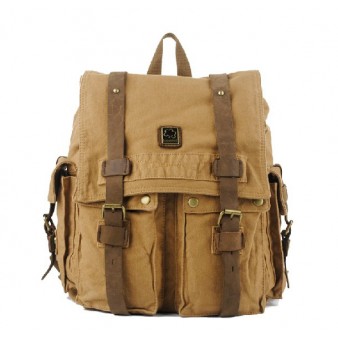 Canvas rucksack backpack for men, canvas rucksacks for men