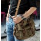 army green courier bag