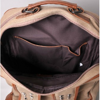 khaki daypack backpack