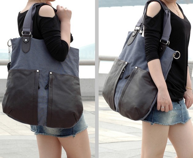 Canvas messenger bag, shoulder bags for girls - UnusualBag