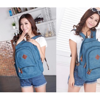 blue netbook backpack