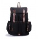 black canvas rucksack backpack for school