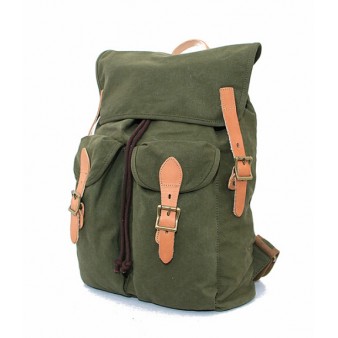 green retro backpacks