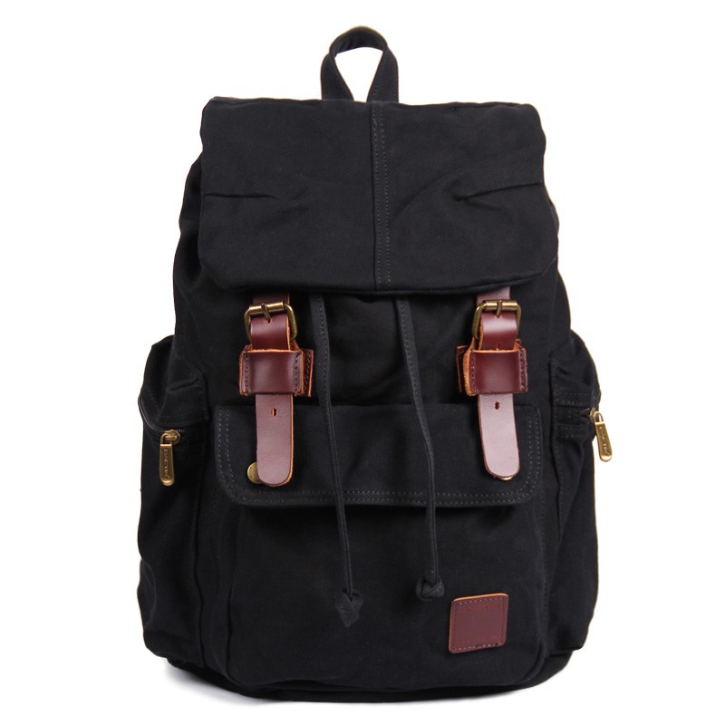Mens canvas backpack rucksack, best laptop backpack for travel - UnusualBag