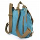 BLUE Modern canvas backpack