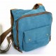 BLUE canvas backpack