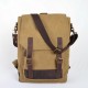 khaki SCHOOL canvas backpack