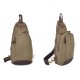 army green Vintage canvas Sling bags