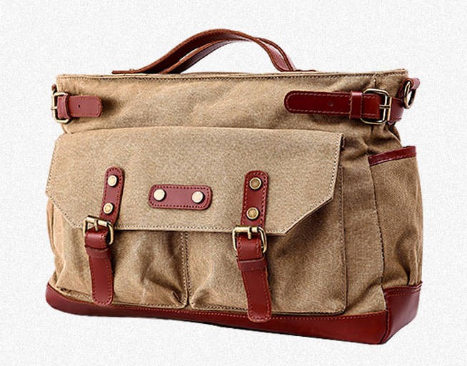Multifunction Travel Bags, Practical Leather Canvas Bag - UnusualBag
