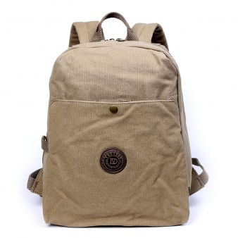Fashionable Rugged Canvas Backpacks, Canvas Computer Rucksack For Travel