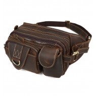 New Look Crossbody Leather Bag, Outdoors Style Fanny Pack