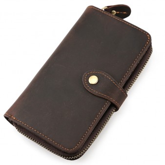 High Quality Retro Iphone Genuine Leather Wallet