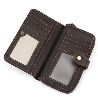 Retro Iphone Genuine Leather Wallet