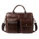 COFFEE Quality Leather Laptop Bags
