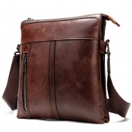 COFFEE Scripture Casual Real Leather Messenger Bags