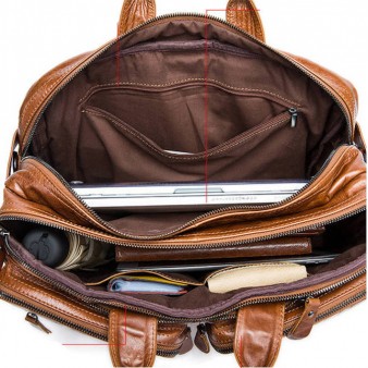 Multi-function High-capacity Cowhide Backpacks