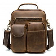 Vintage Leather Messenger Bag, New Look Shoulder Bag