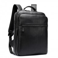 High-capacity Leather Backpack