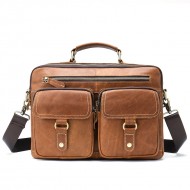 BROWN Retro Leather Messenger Bags