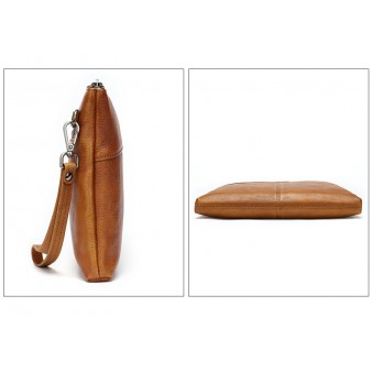 High-capacity Quality Cowhide Clutch Bags
