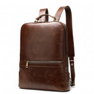 Gents Popular Real Leather Outdoors Rucksack