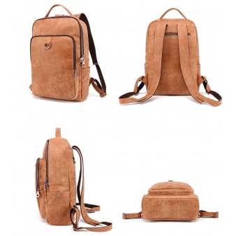 Computer Genuine Leather Backpack