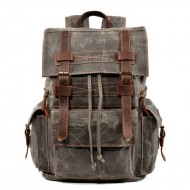 ARMY GREEN Waterproof Military Style Canvas Backpack