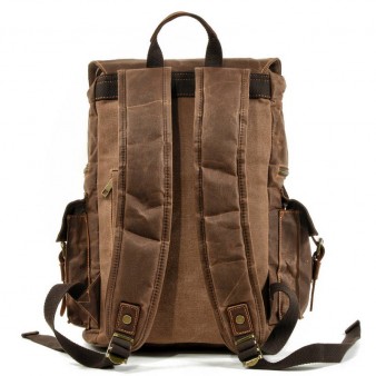 Waterproof Military Style Canvas Backpack
