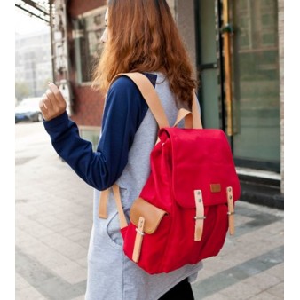 canvas waterproof girls school backpack