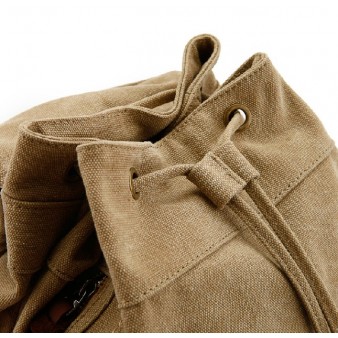 khaki waterproof fashion backpack