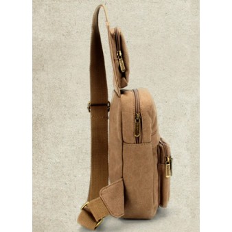 Vintage sling school bag