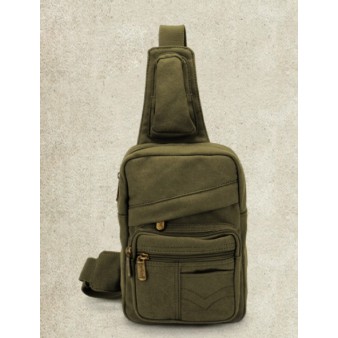 army green Vintage sling bag