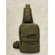 army green Vintage sling bag