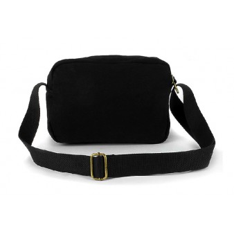 black Canvas satchel bag
