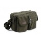 Canvas satchel bag army green