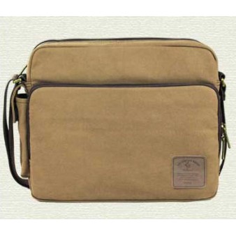 khaki Canvas messenger bags for men