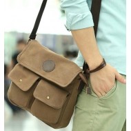 coffee Canvas satchel bag for men