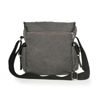 grey messenger bag for men