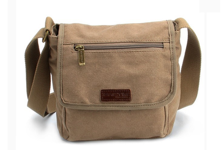 Canvas messenger bags for girls, army green messenger bag - UnusualBag