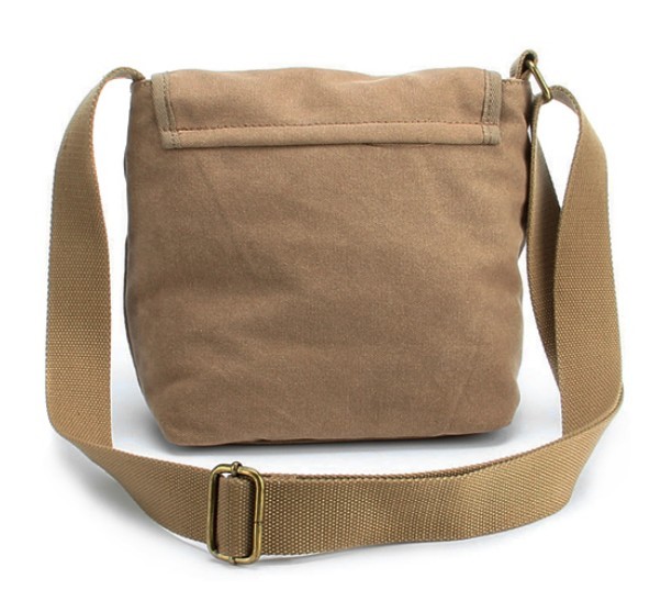 Canvas messenger bags for girls, army green messenger bag - UnusualBag