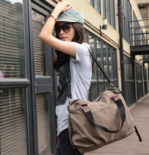 Canvas messenger bag, shoulder handbags - UnusualBag