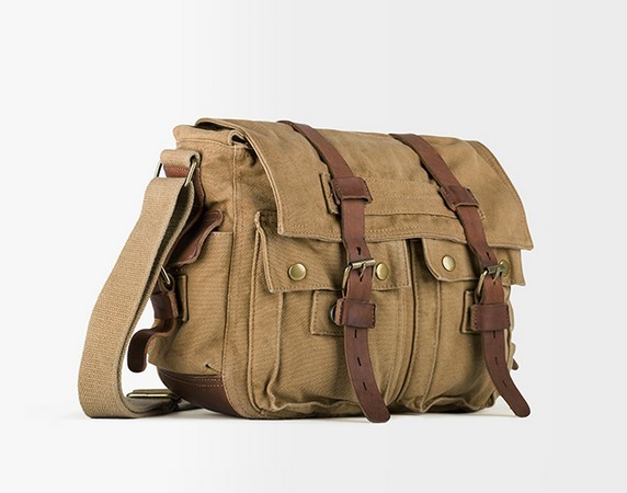 Cool shoulder bag, classic canvas messenger bag - UnusualBag